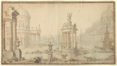 Design de scène : Fantaisie architecturale - Giuseppe Galli Bibiena