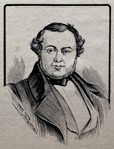 Portrait de Saverio Mercadante (Altamura - Giuseppe Gozzini