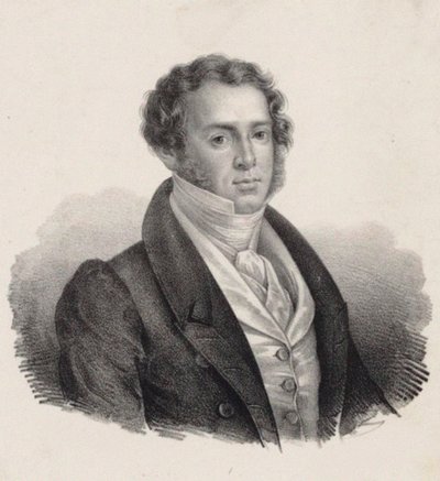 Portrait du compositeur Saverio Mercadante 1795-1870 - Giuseppe Gozzini