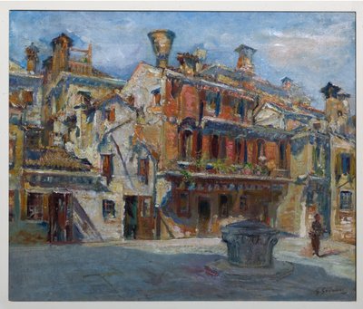Place du théâtre, Venise - Giuseppe Graziosi