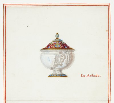 Bol couvert en agate - Giuseppe Grisoni