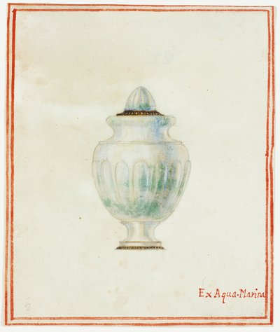 Urne en aigue-marine - Giuseppe Grisoni