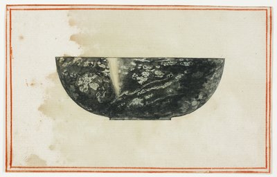 Bol en marbre noir - Giuseppe Grisoni