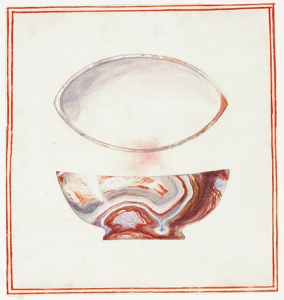 Bol marbré avec couvercle - Giuseppe Grisoni