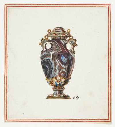 Vase en porphyre - Giuseppe Grisoni