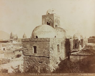 Église de San Giovanni degli Eremiti à Palerme, détail des dômes - Giuseppe Incorpora