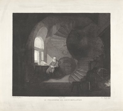 Philosophe méditant - Giuseppe Longhi