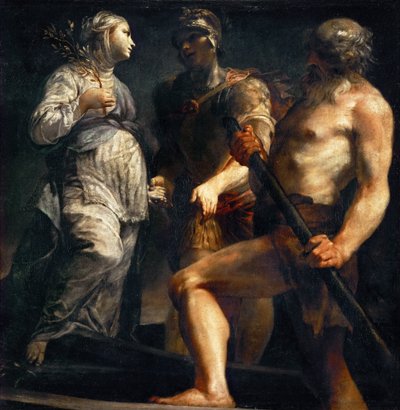 Énée, Sibylle et Charon - Giuseppe Maria Crespi