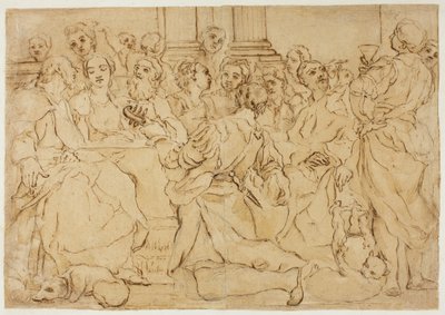 Étude pour les Noces de Cana - Giuseppe Maria Crespi