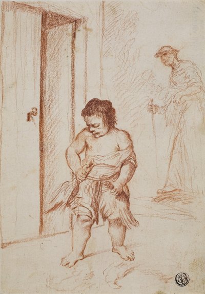 Étude de Deux Figures, 1710-15 - Giuseppe Maria Crespi