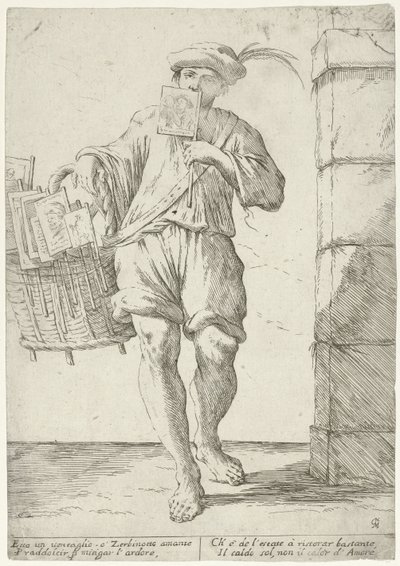 Vendeur de drapeaux ou d