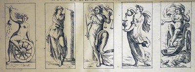 Cartes de tarot du XVIIe siècle par Giuseppe Maria Mitelli - Giuseppe Maria Mitelli
