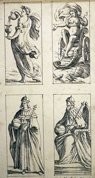 Cartes de tarot du XVIIe siècle par Giuseppe Maria Mitelli - Giuseppe Maria Mitelli
