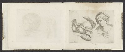 Buste de femme et torse de femme - Giuseppe Maria Mitelli