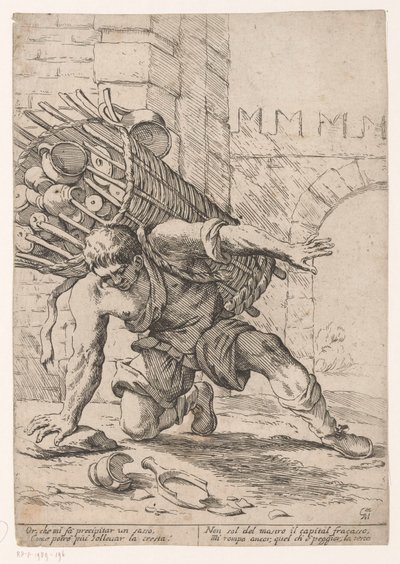 Vendeur de vaisselle - Giuseppe Maria Mitelli