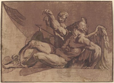 Saturne - Giuseppe Nicolo Vicentino, after Giovanni Antonio Pordenone