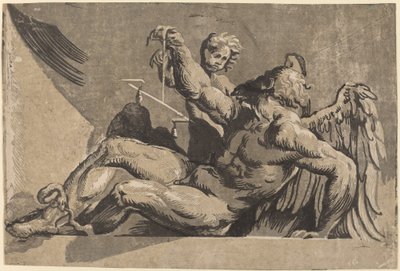 Saturne - Giuseppe Nicolo Vicentino, after Giovanni Antonio Pordenone