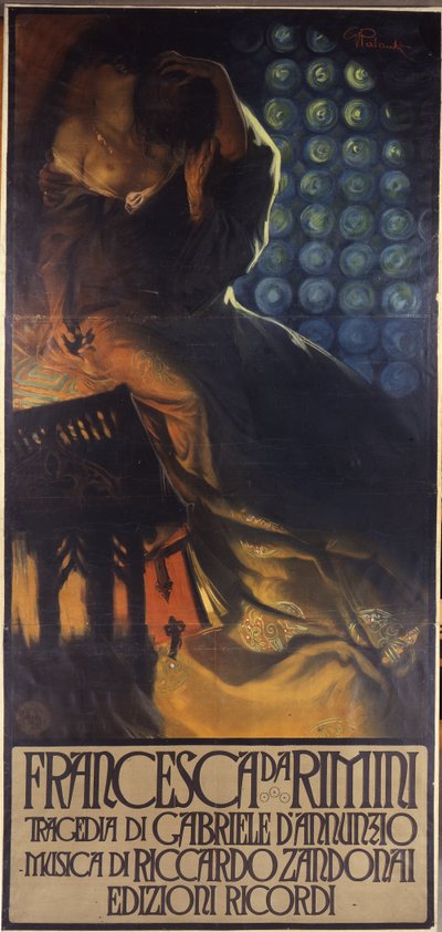 Francesca da Rimini composée par Riccardo Zandonai et écrite par Gabriele D