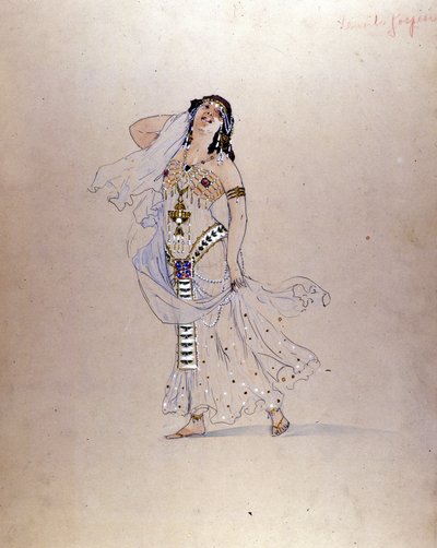 Costume de Salomé par Giuseppe Palanti pour le théâtre La Scala à Milan en 1912 - Giuseppe Palanti
