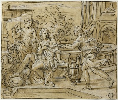 David et Bethsabée - Giuseppe Passeri