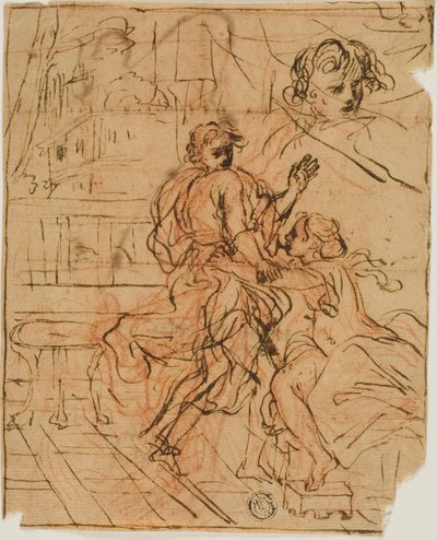 Joseph et la femme de Potiphar - Giuseppe Passeri