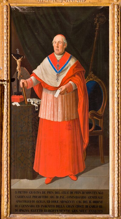 Portrait du cardinal Pietro Gravina, vers 1825 - Giuseppe Patania