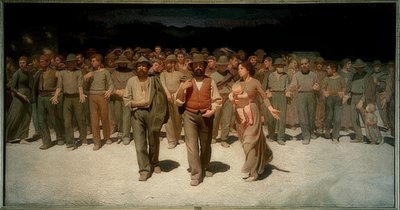 Le quatrième état (Il Quarto Stato). 1898-1901 - Giuseppe Pellizza da Volpedo