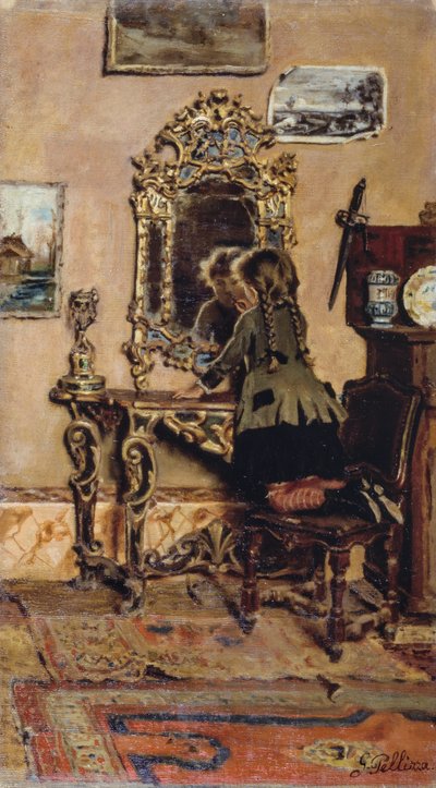Petite fille ambitieuse - Giuseppe Pellizza da Volpedo