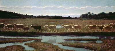 Le miroir de la vie : Ce que fait le premier, les autres suivent, 1895-98 - Giuseppe Pellizza da Volpedo