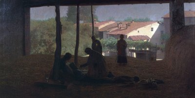 La grange - Giuseppe Pellizza da Volpedo
