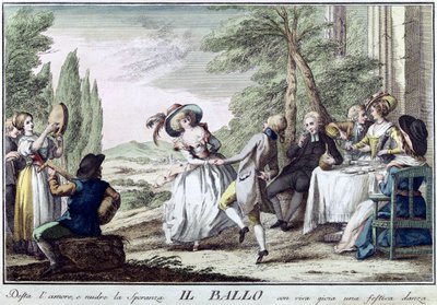 Il Ballo La Danse, 1790 - Giuseppe Piattoli
