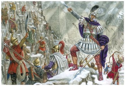 Alexandre le Grand à la Porte de Fer (Asie centrale) - Giuseppe Rava