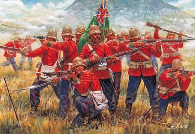 Guerre anglo-zouloue : soldats de l