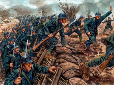 Première Guerre mondiale : assaut de l