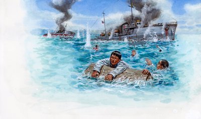Guerre franco-thaïlandaise (1940-1941) : bataille navale entre l