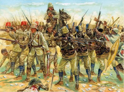 Guerre des Mahdistes (Guerre du Soudan) (1881-1899) : forces en présence à la bataille d