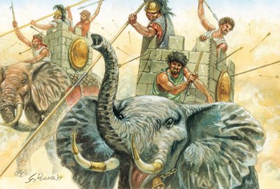 Antiquité romaine : les éléphants d