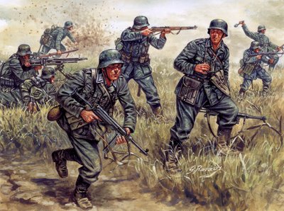 Seconde Guerre mondiale : soldats d