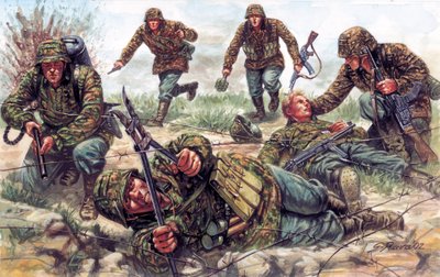 Seconde Guerre mondiale : soldats des Sturmtruppen, une unité d