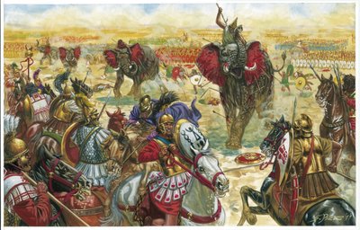 La route des éléphants vers Zama, deuxième guerre punique - Giuseppe Rava