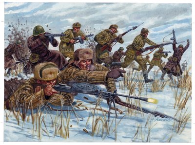 Seconde Guerre mondiale : soldats de l