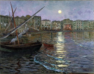 Poesia Lunare Port au clair de lune - Giuseppe Sacheri
