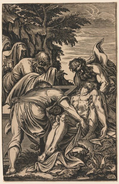 Mise au tombeau du Christ - Giuseppe Scolari
