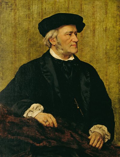 Portrait de Richard Wagner (1813-83) 1883 - Giuseppe Tivoli