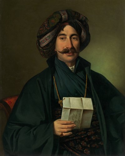 Homme en costume ottoman - Giuseppe Tominz