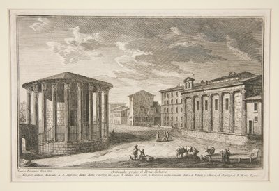 Ruines près du Ponte Palatino - Giuseppe Vasi