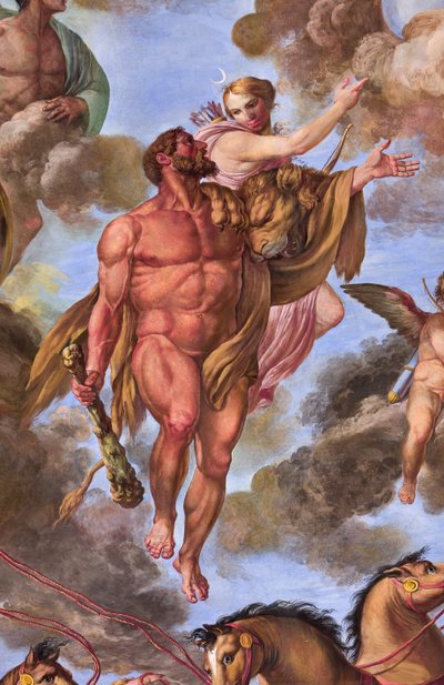 Détail représentant Artémis, Apothéose d