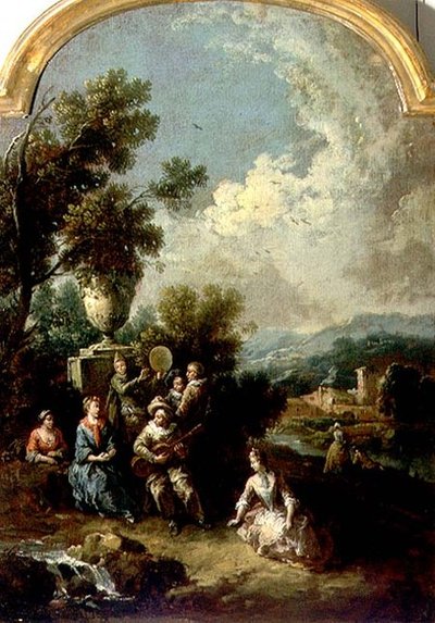 Concert en plein air - Giuseppe Zais