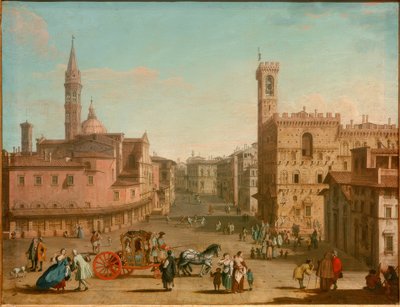 La Piazza San Firenze - Giuseppe Zocchi