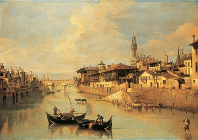 Le Ponte Vecchio, Florence - Giuseppe Zocchi